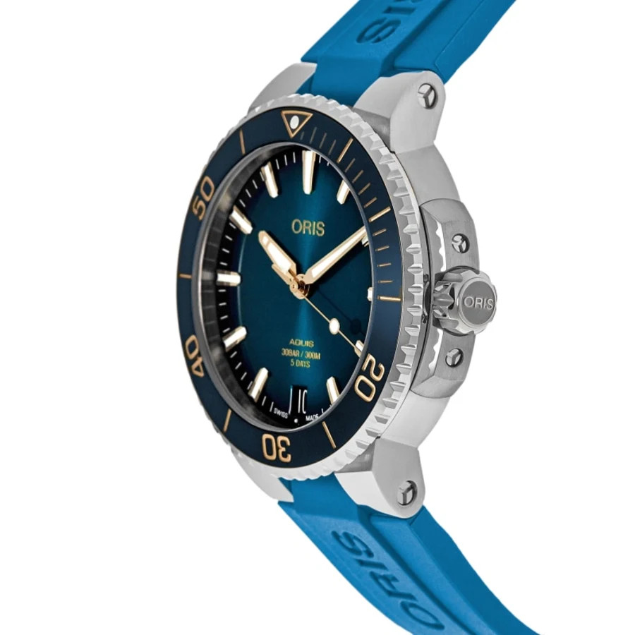 New Oris Aquis Date 41mm Automatic Men’s Watch 01 400 7769 4125-07 4 22 75FC
