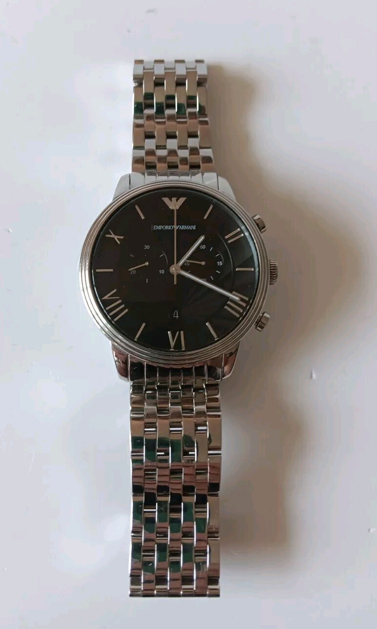 EMPORIO ARMANI AR-1617 Watch New Battery Used