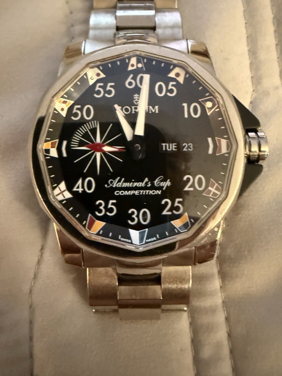 Corum Admirals Cup Competition Titanium Automatic Men’s Watch 48mm Ref 01.0001