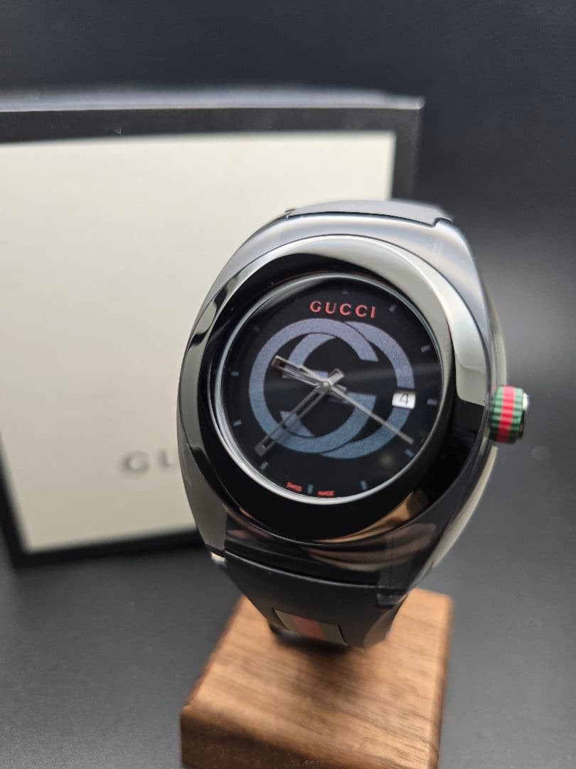 GUCCI 137.1 Sync Unisex Wristwatch Quartz With Box Battery Replaced