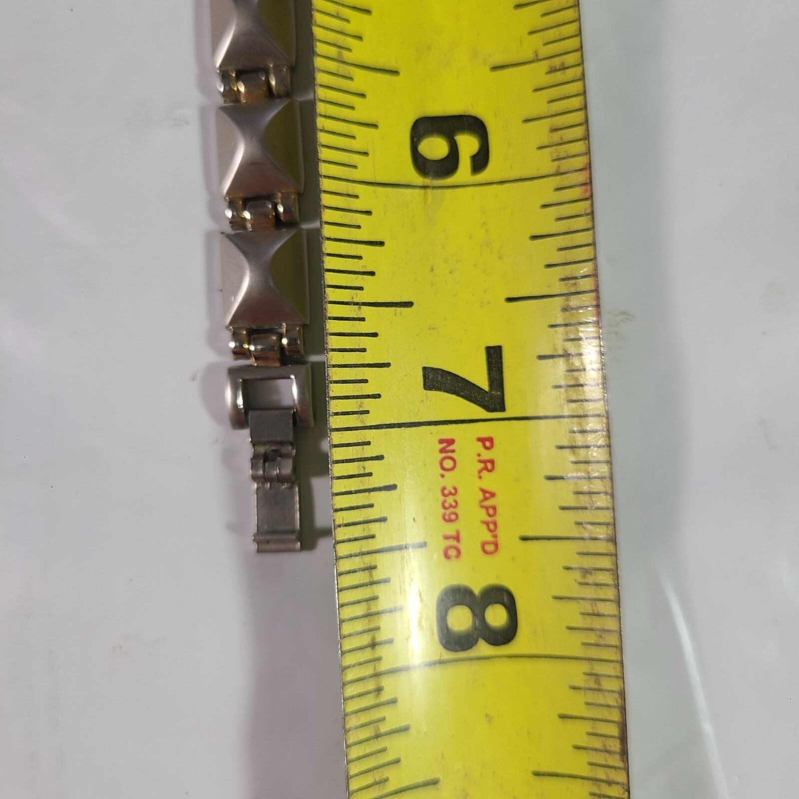 Adele Ultra Quartz Square Watch TESTED & WORKS Japan Movt Fold Over Clasp Band