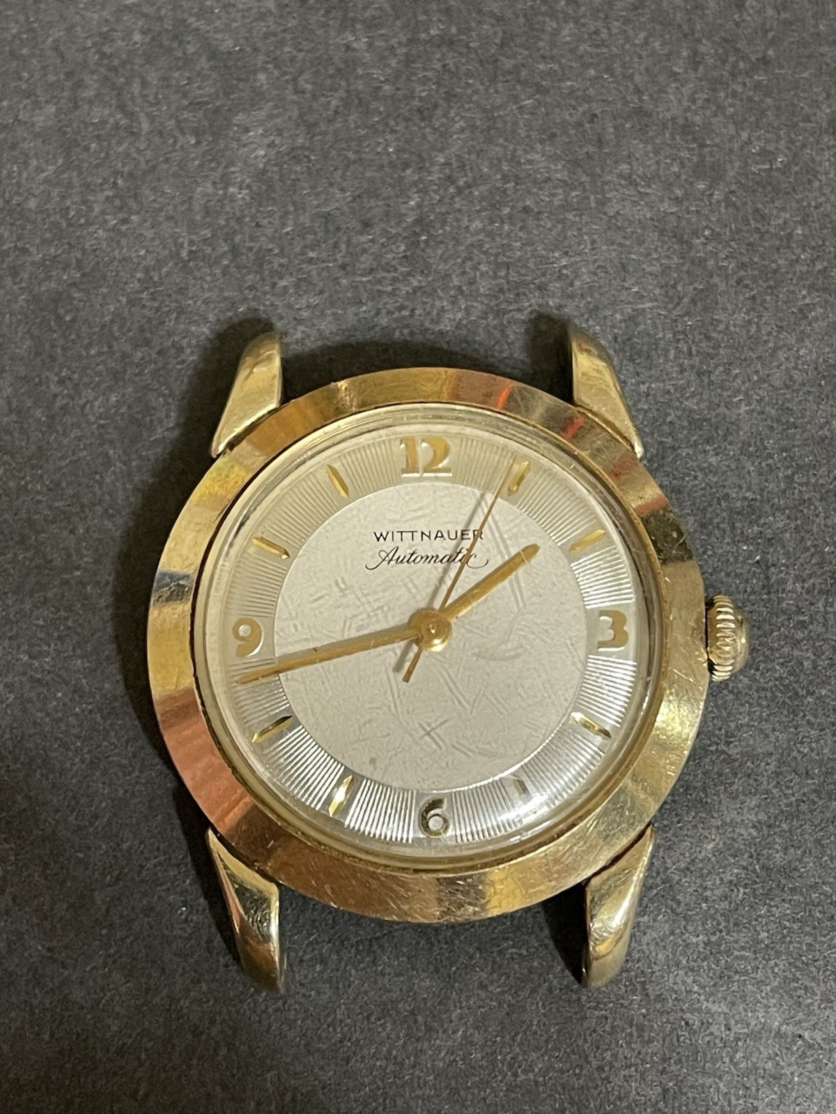 1950s Wittnauer Auto Wristwatch 10K G.F. 34mm 17J 2070-SW 11ARG Runs