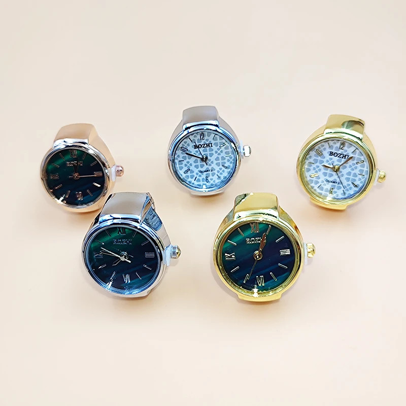 Hot Selling Finger Watch Ring Creative Movement Fashion Accessories Vintage Allo
