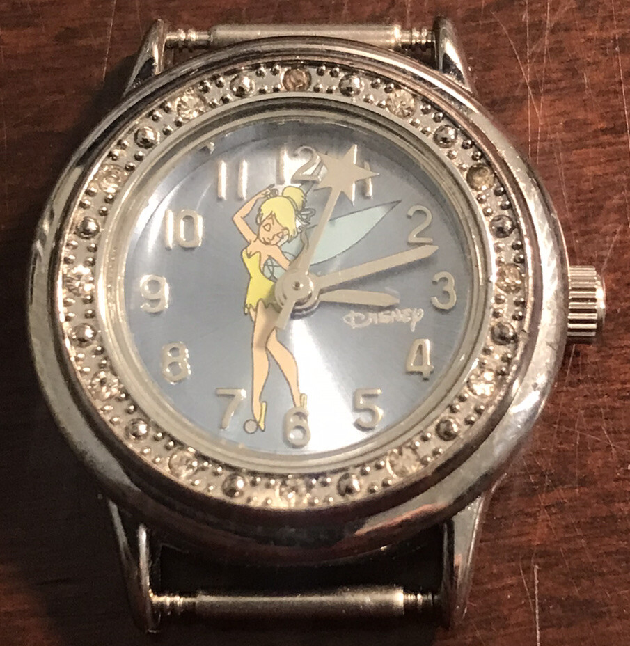 Disney Tinkerbell Watch Face and Bezel Water Resistent 30 Meters Stainless Steel
