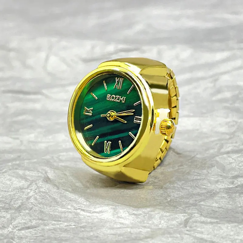 Hot Selling Finger Watch Ring Creative Movement Fashion Accessories Vintage Allo