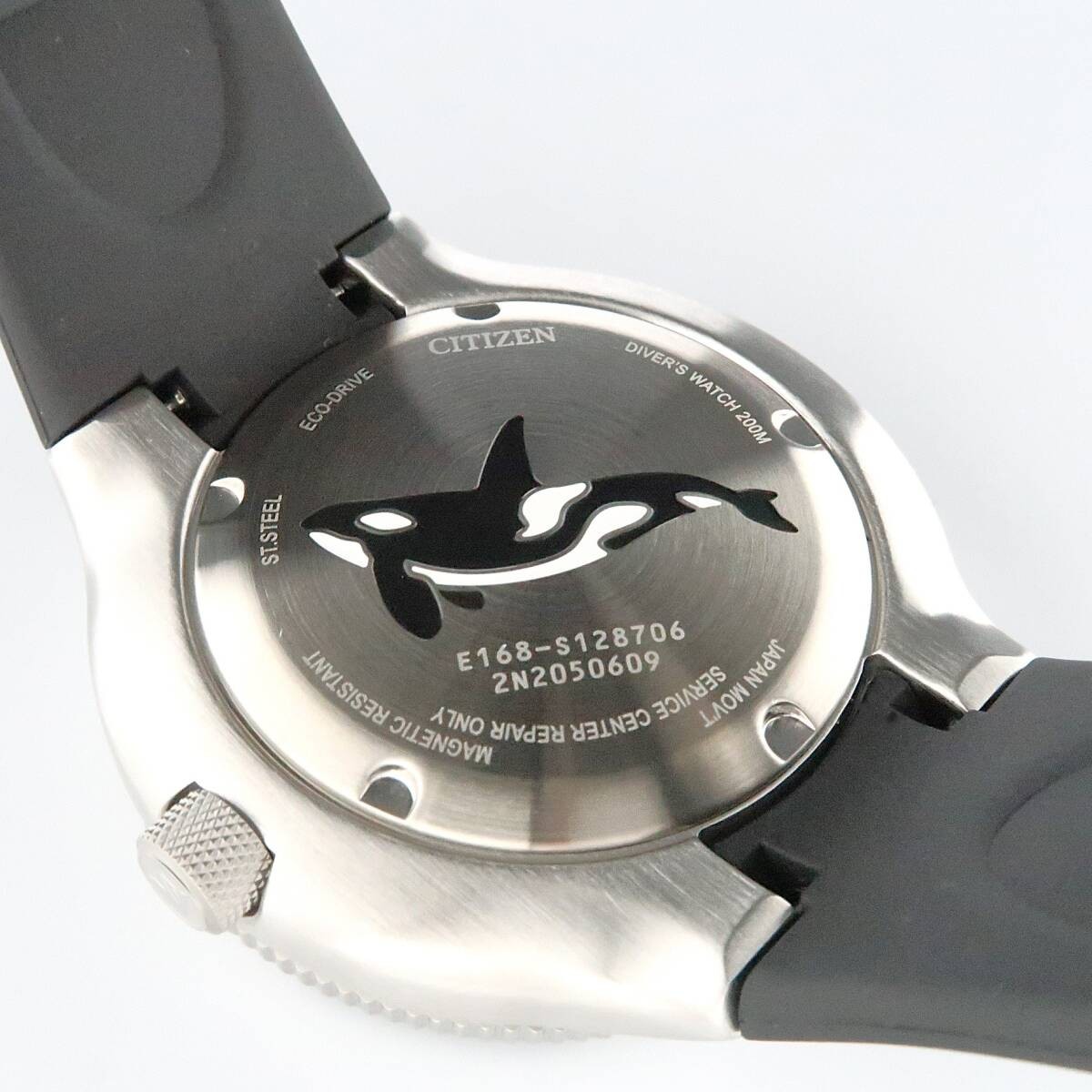 with Defects Citizen Eco Drive Promaster MARINE Black Diver’s Watch CITIZEN