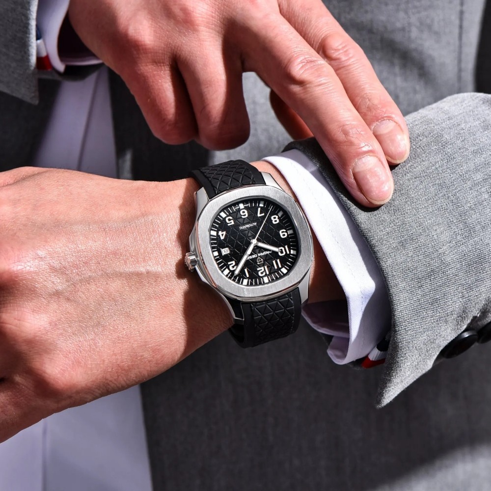 Men’s Automatic Mechanical Watch Miyota Movement Sapphire Glass 100M Waterproof