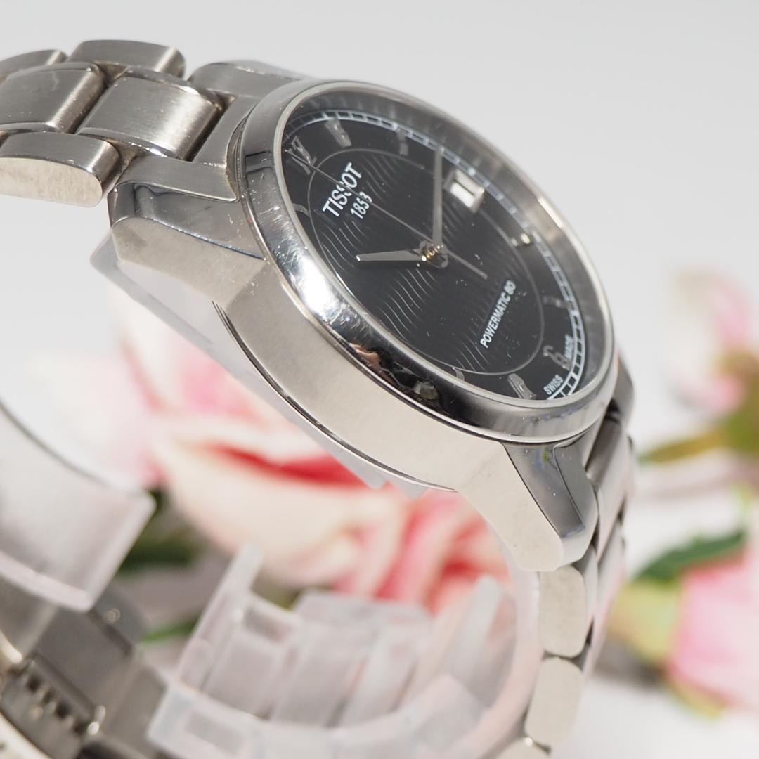TISSOT Titanium Date Automatic Watch 32mm 40mm Case 5BAR Silver Dial