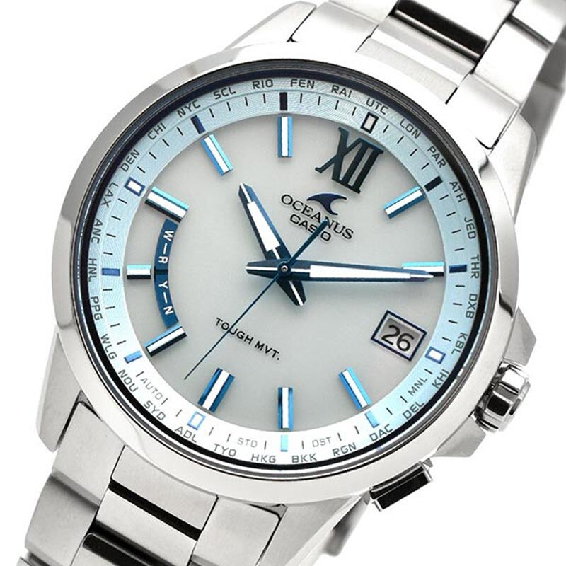 Casio Oceanus OCW-T150-2AJF Light Blue Dial Titanium Radio Solar Men’s Watch