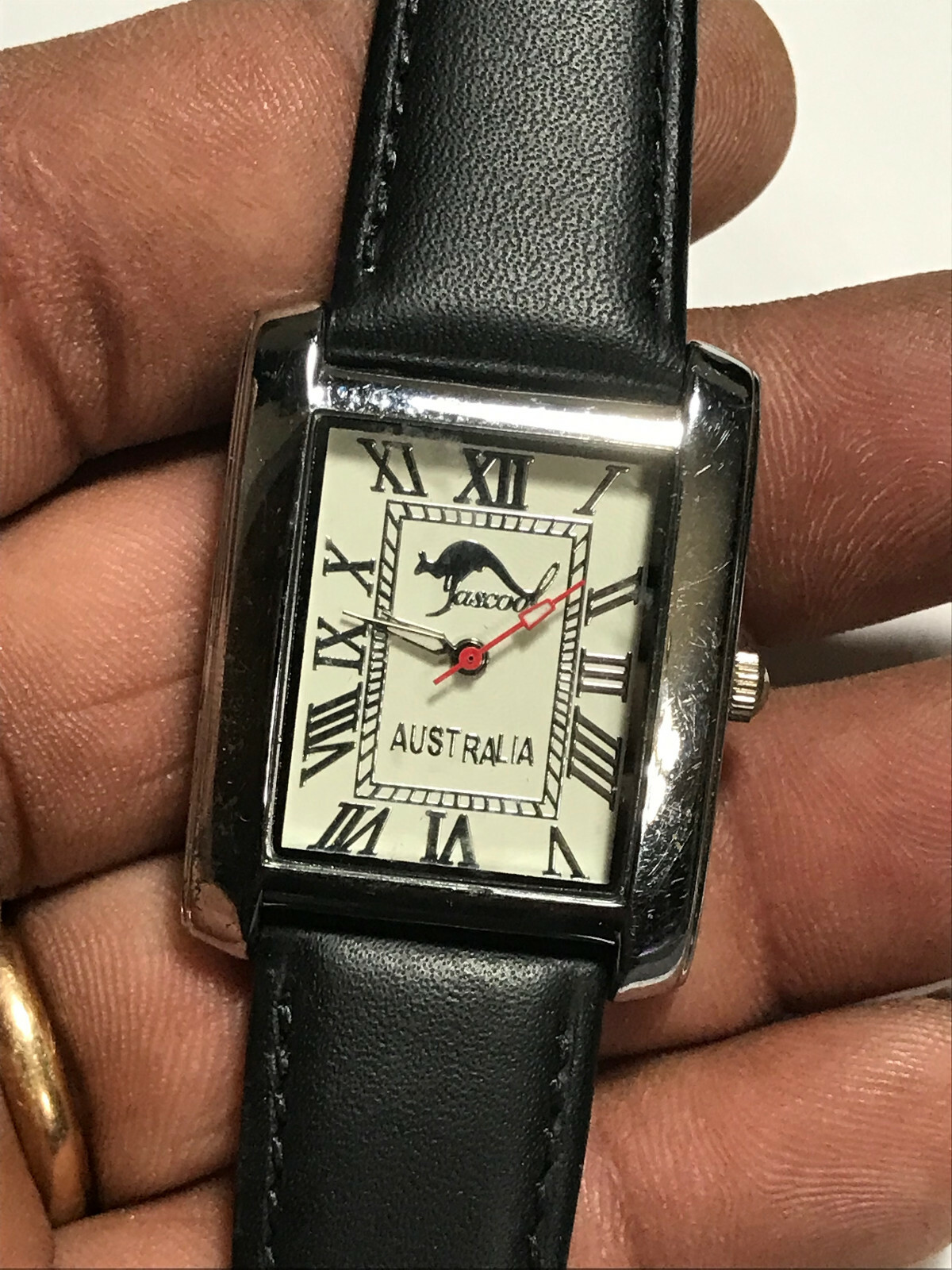 Ladies Black Band Ascool Australia Analog Watch