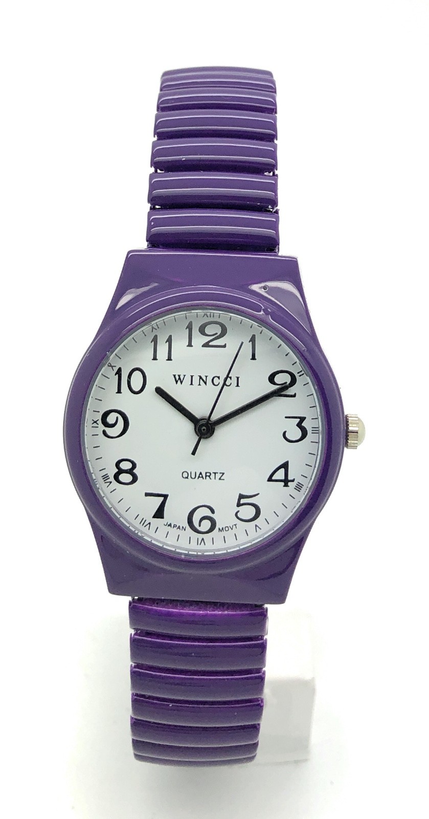 Wincci Ladies 27mm Novelty Easy Read Numbers Stretch Elastic Band Fashion Watch