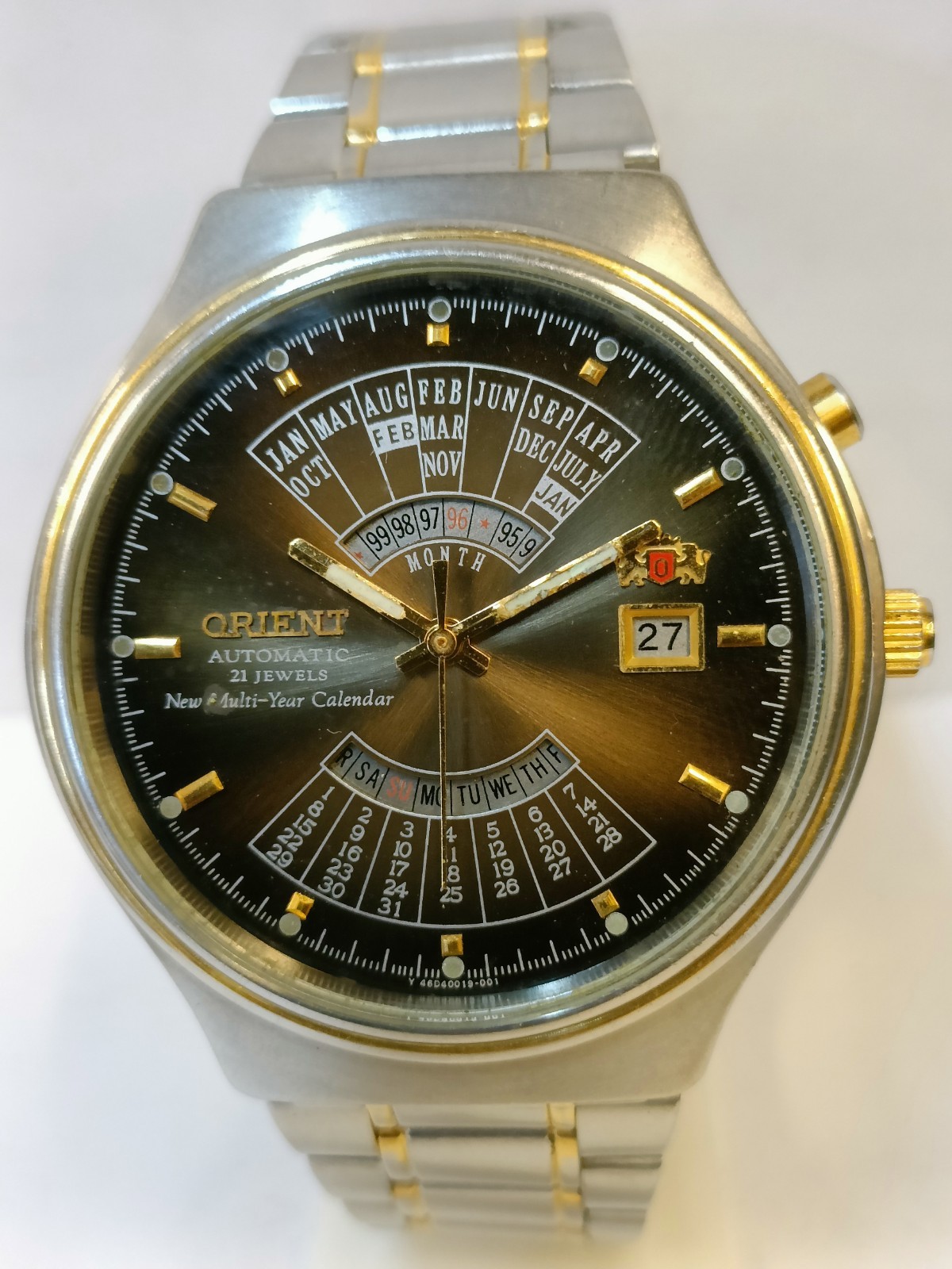 ORIENT PERPETUAL MULTI-YEAR CALENDAR AUTOMATIC JAPAN MEN’S WORKING CONDITION