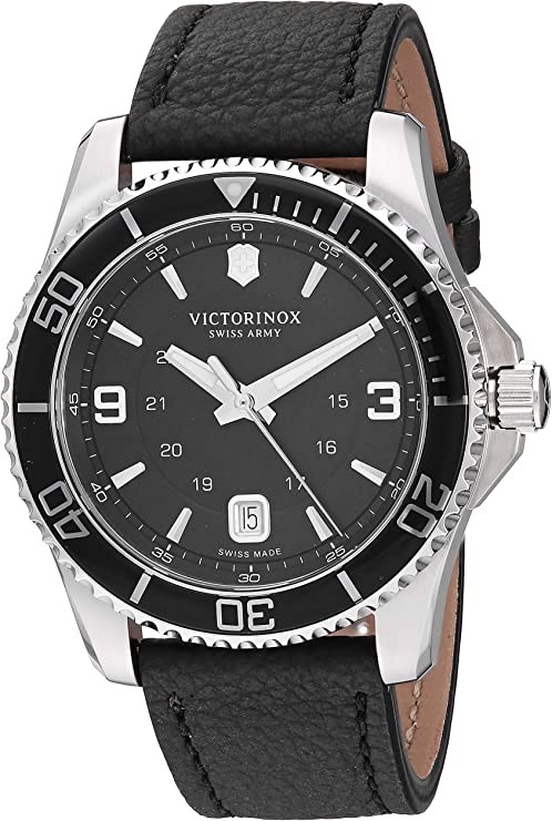 Victorinox Maverick 241862 Men’s Black dial Swiss Quartz 43 mm Watch $625