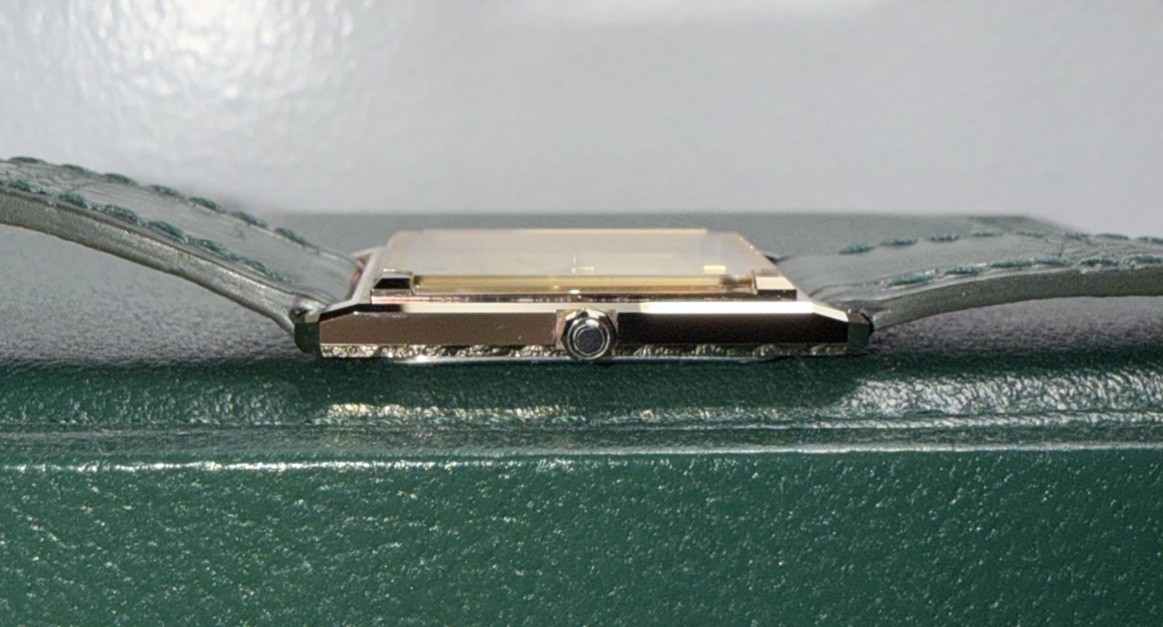 [MINT] SEIKO DOLCE TANK Ref. 7321-5990 TUNGSTEN CARBIDE CASE 1985