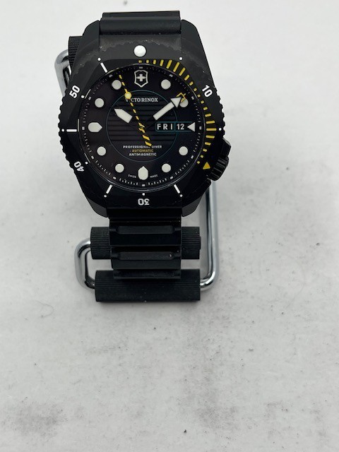 Victorinox Men’s Dive Pro Automatic Black Dial Titanium Watch