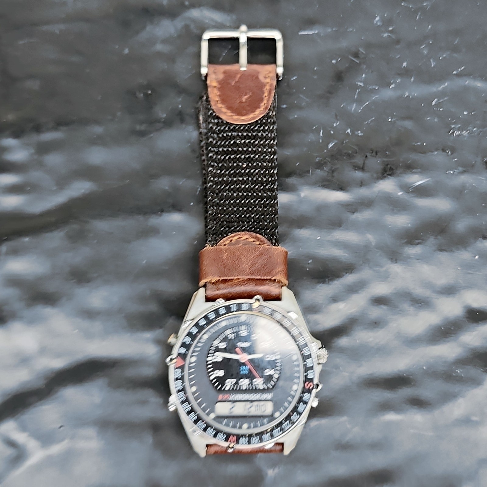 Timex B-29 Chronograph Men’s Watch 1980s PARTS REPAIR Philippines MALFUNCTIONING