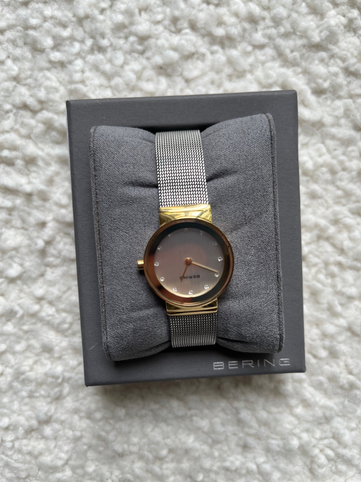 Bering Ladies Classic Stainless Steel Watch Milanese Mesh 10126-001