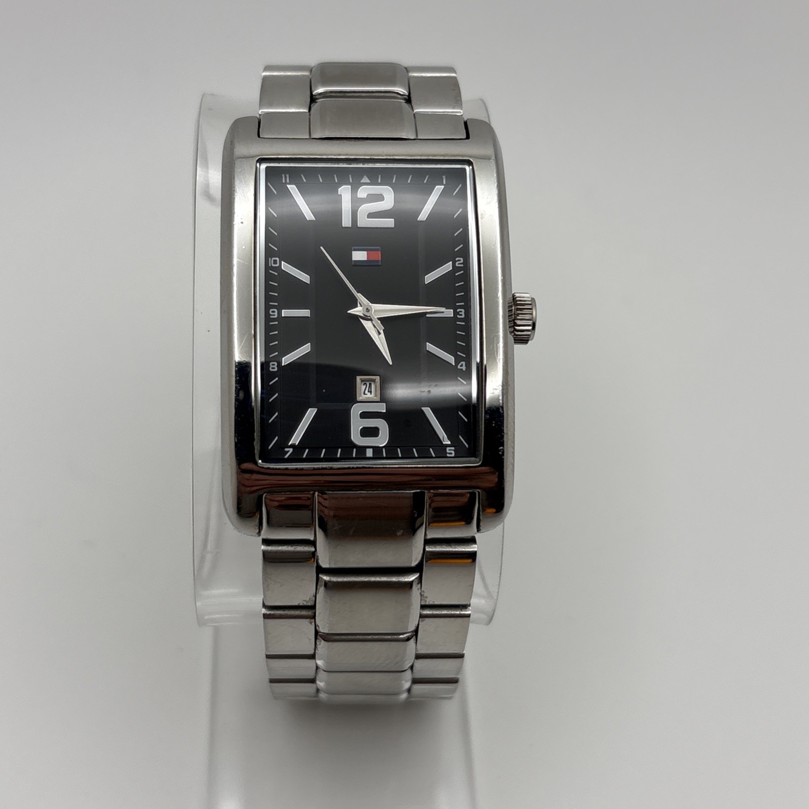 Tommy Hilfiger 1710348 Black Dial Day Date Men’s 29MM Japanese Quartz Watch