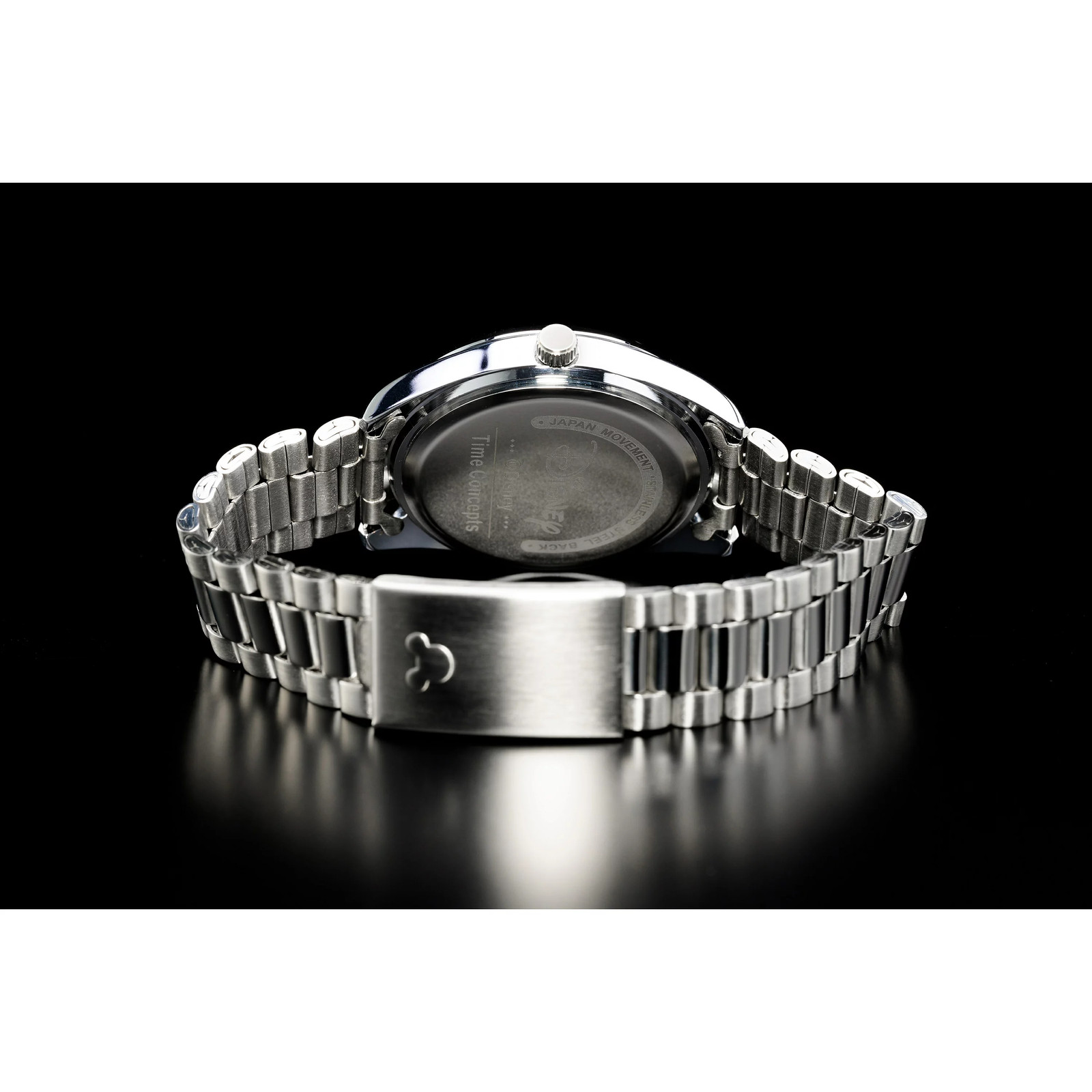 Disney Mickey Mouse ANOTHER HEAVEN Oyster Perpetual Quartz Watch 41mm Black