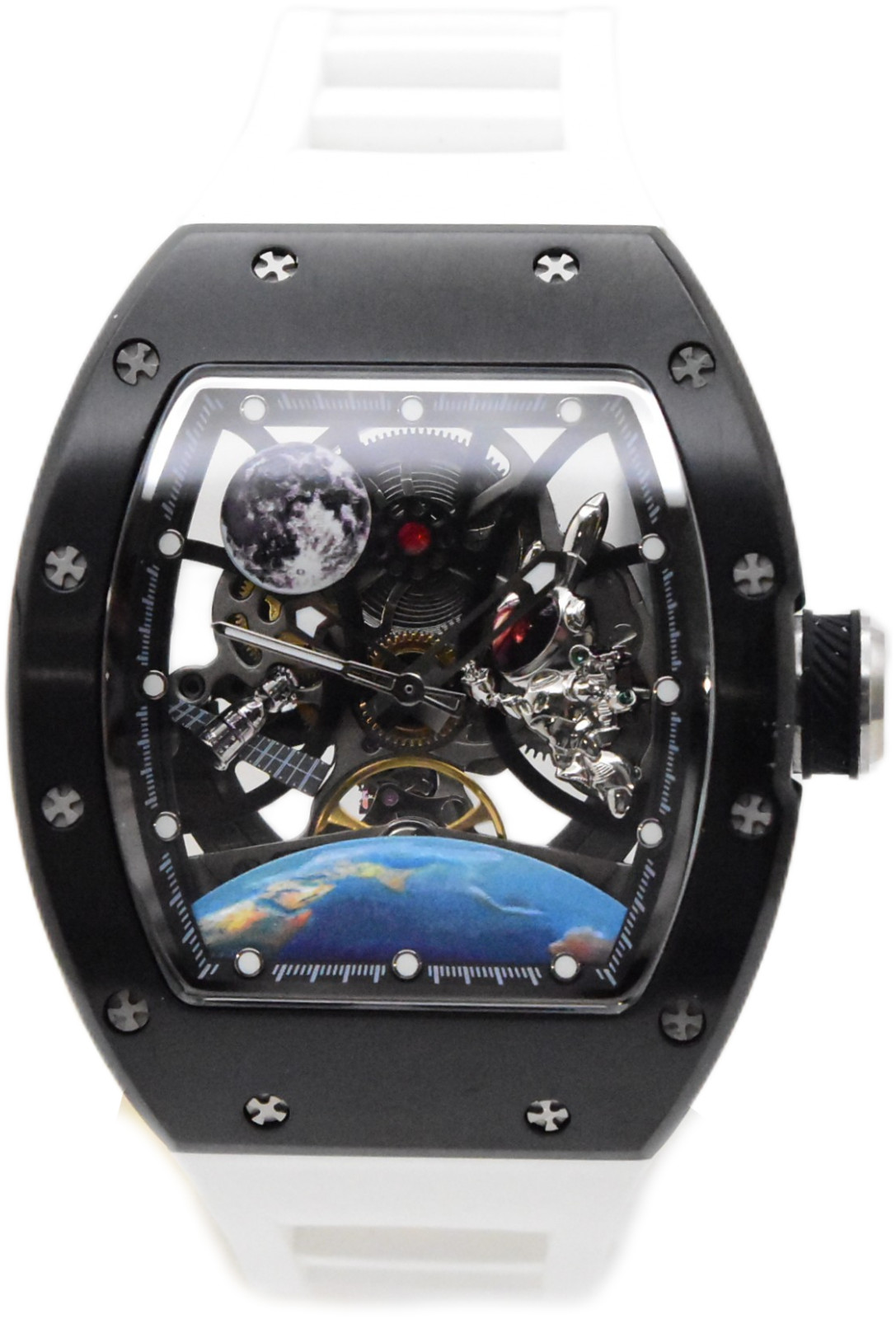 Invicta S1 Rally Interstellar Automatic Men’s Skeleton Dial Watch White 49010