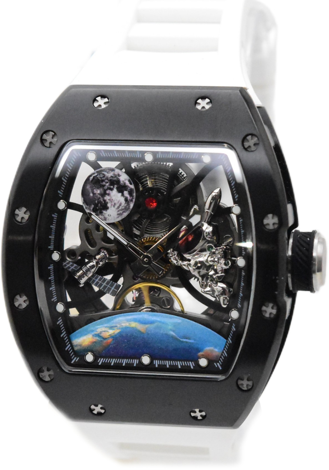 Invicta S1 Rally Interstellar Automatic Men’s Skeleton Dial Watch White 49010