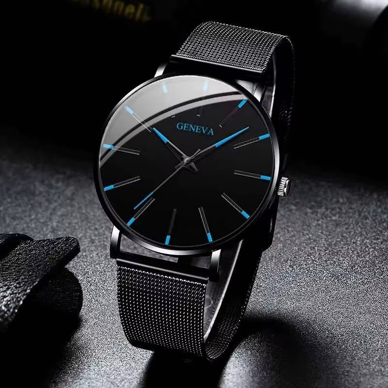 Waterproof Men’s Watch Stainless Steel Quartz Luminous Classic Watches Business