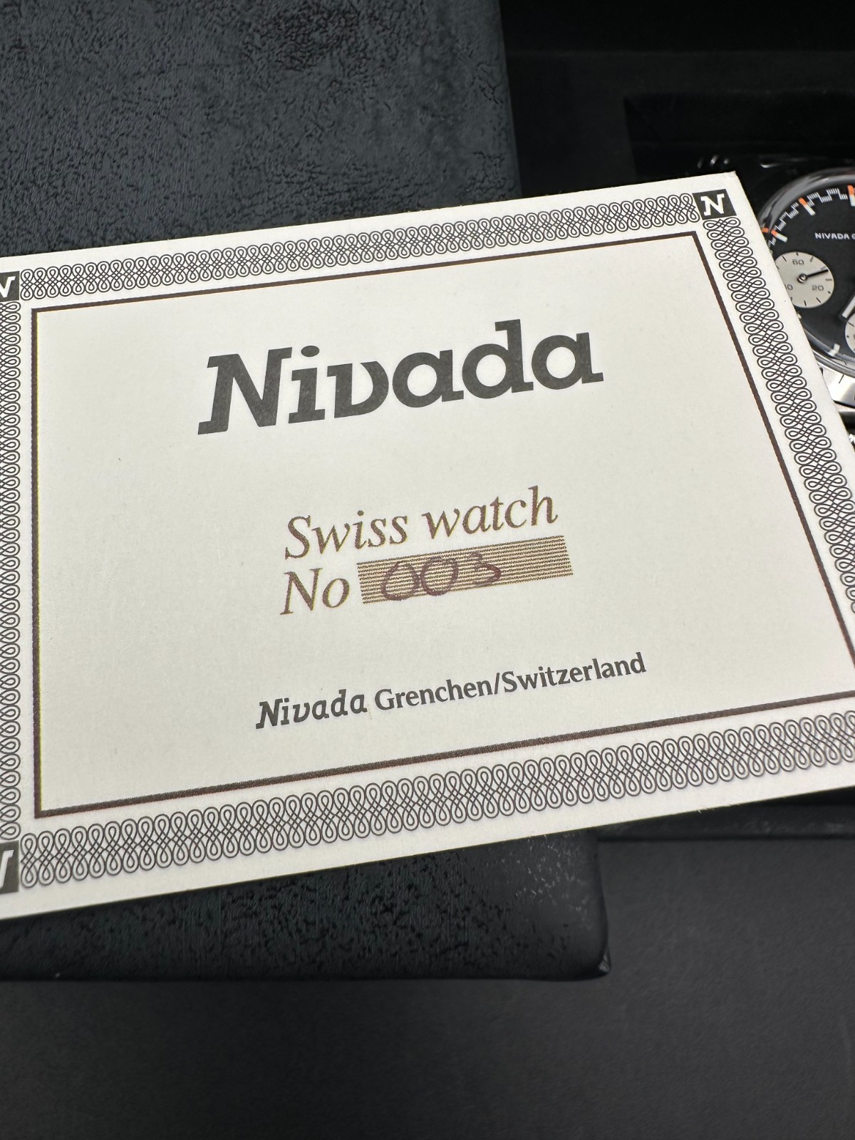 Fratello × Nivada Grenchen Racing Chronograph 38mm Hand Wind SW510 Men’s Watch