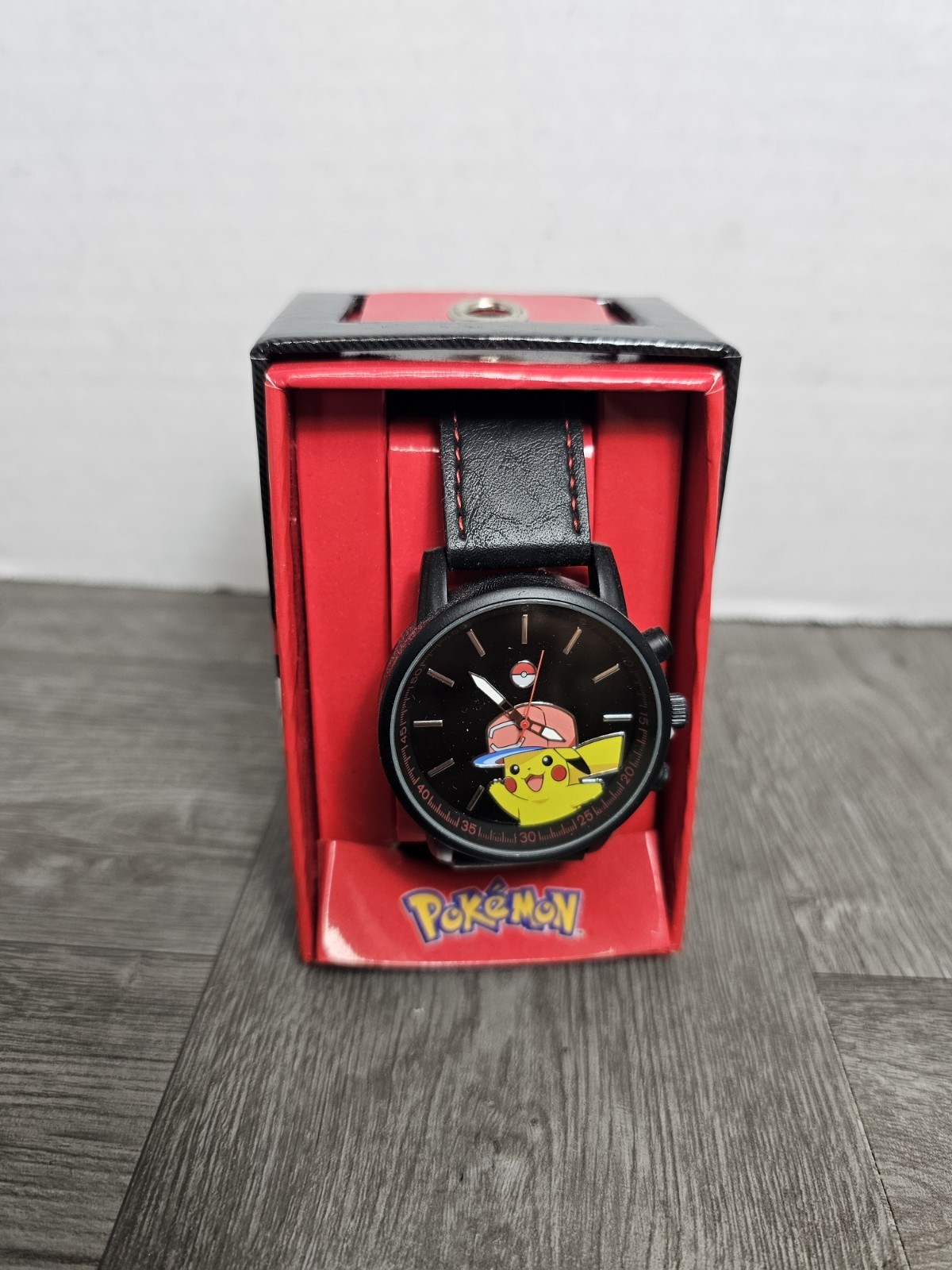 Accutime Nintendo Pokemon Pikach Ash Hat Wrist Watch Brand New In Box (Read)