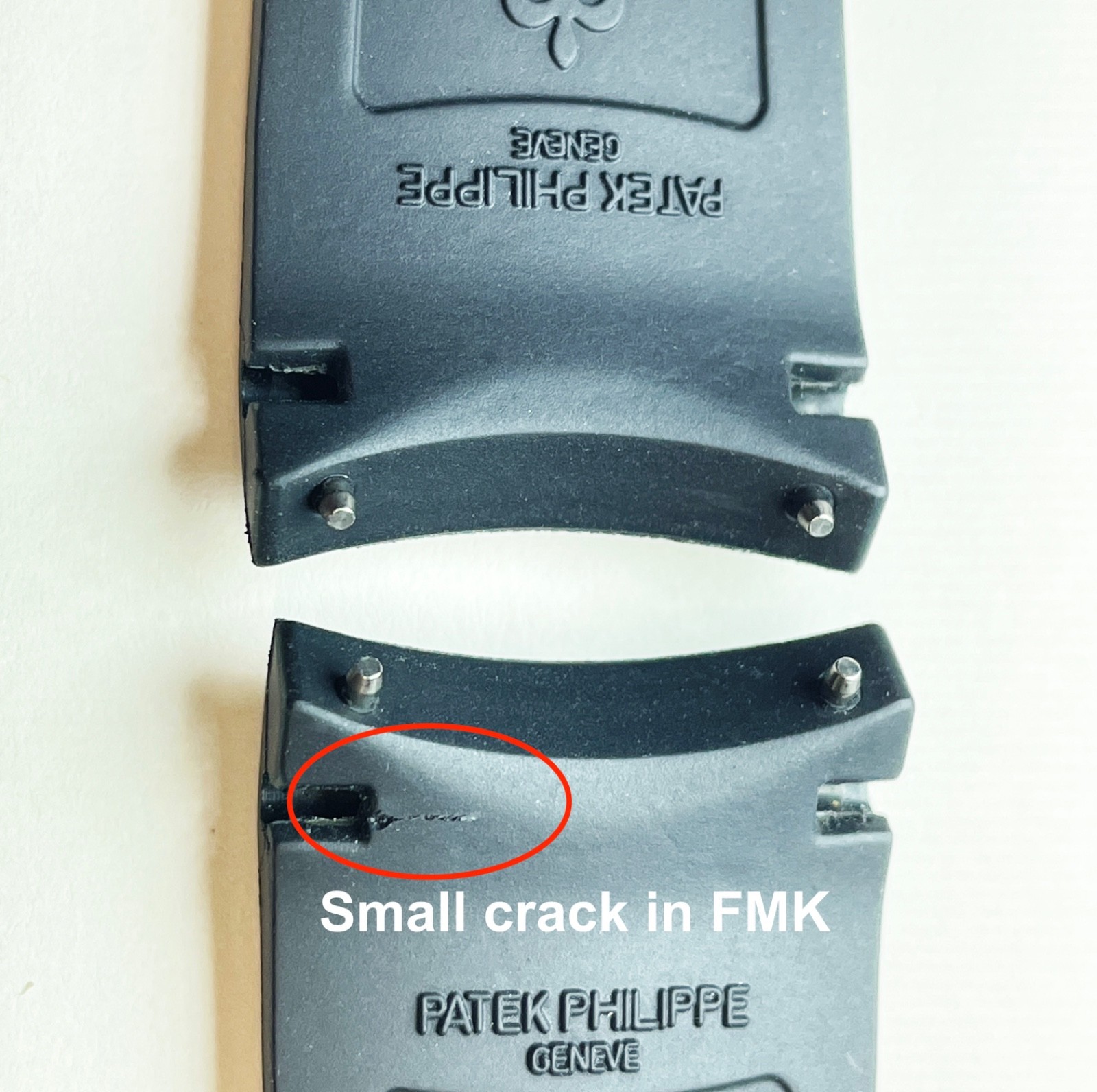 Patek Philippe C09 Polymer Strap for Aquanaut 5167 Cut to 7 Bars Remaining Used