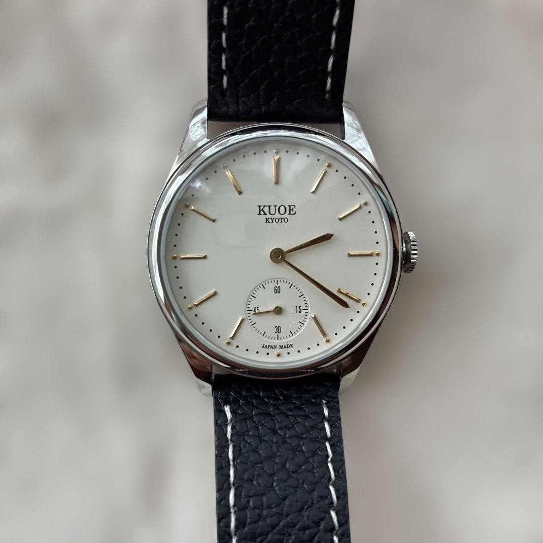 KUOE Kyoto Old Smith 90-001 Quartz Watch Stainless Steel 316L From Japan