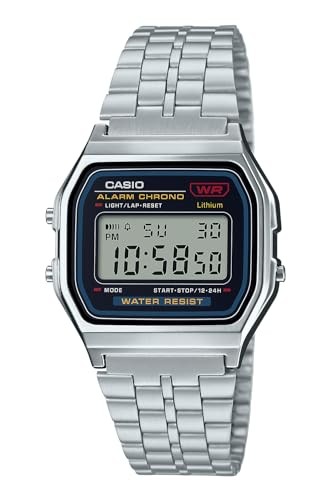 CASIO A159WA-N1JH Men’s Digital Watch Silver Stainless Japan Model Vintage Style