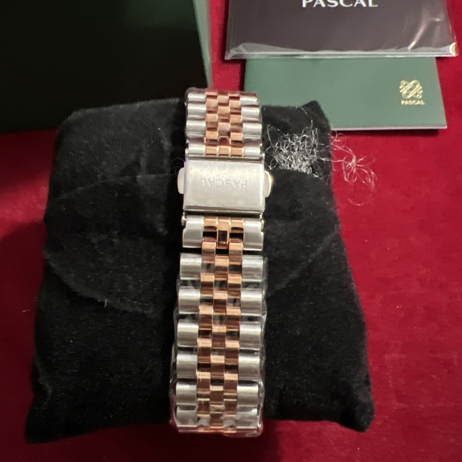 PASCAL Timeless Classic Diamond Watch for Men Women Lab Grown Quartz 36mm Brown
