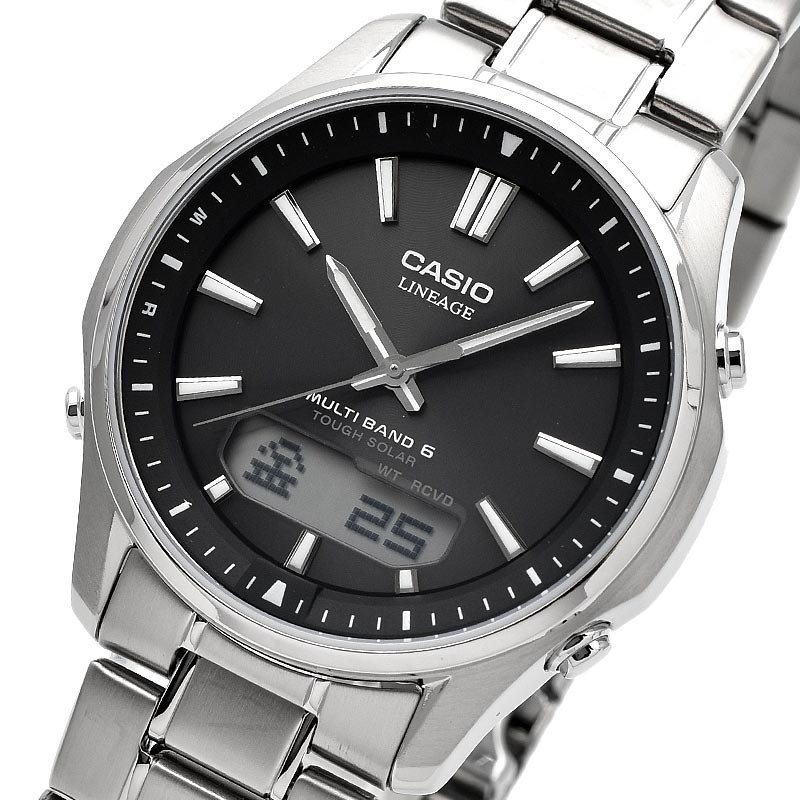 CASIO LINEAGE LCW-M100TSE-1AJF Solar Radio Titanium Men Watch LCW-M100TSE-1A NEW