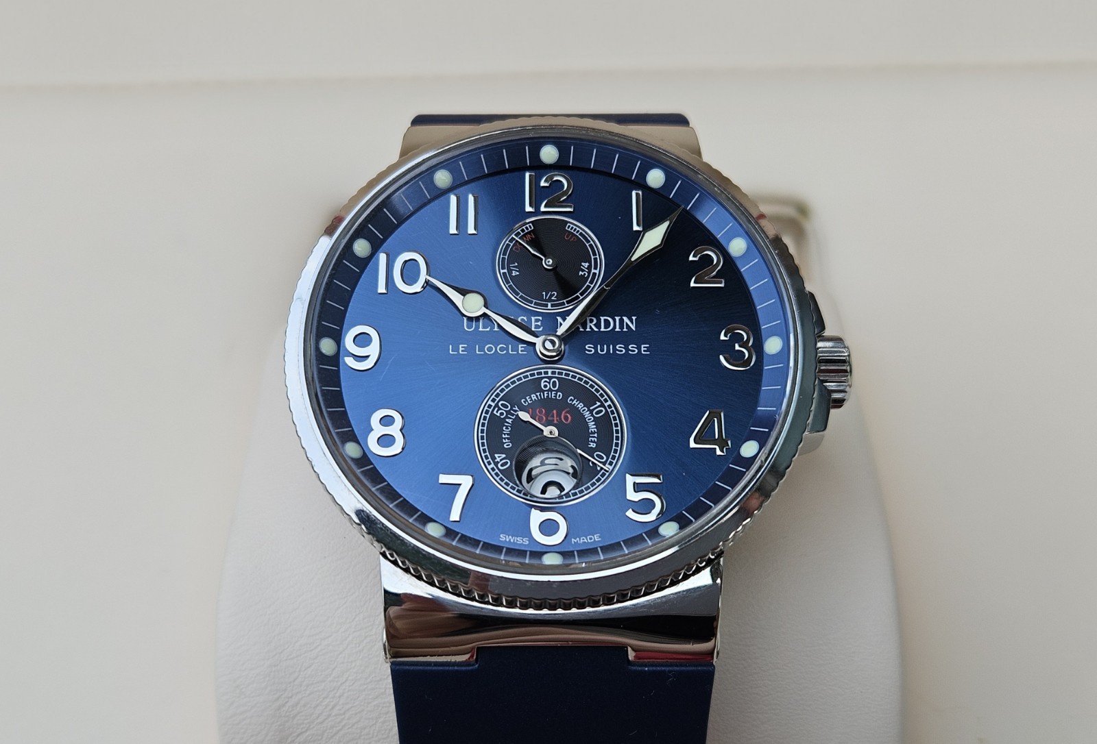 Ulysse Nardin Marine Chronometer Blue Dial Steel 41mm Automatic Men’s 263-66