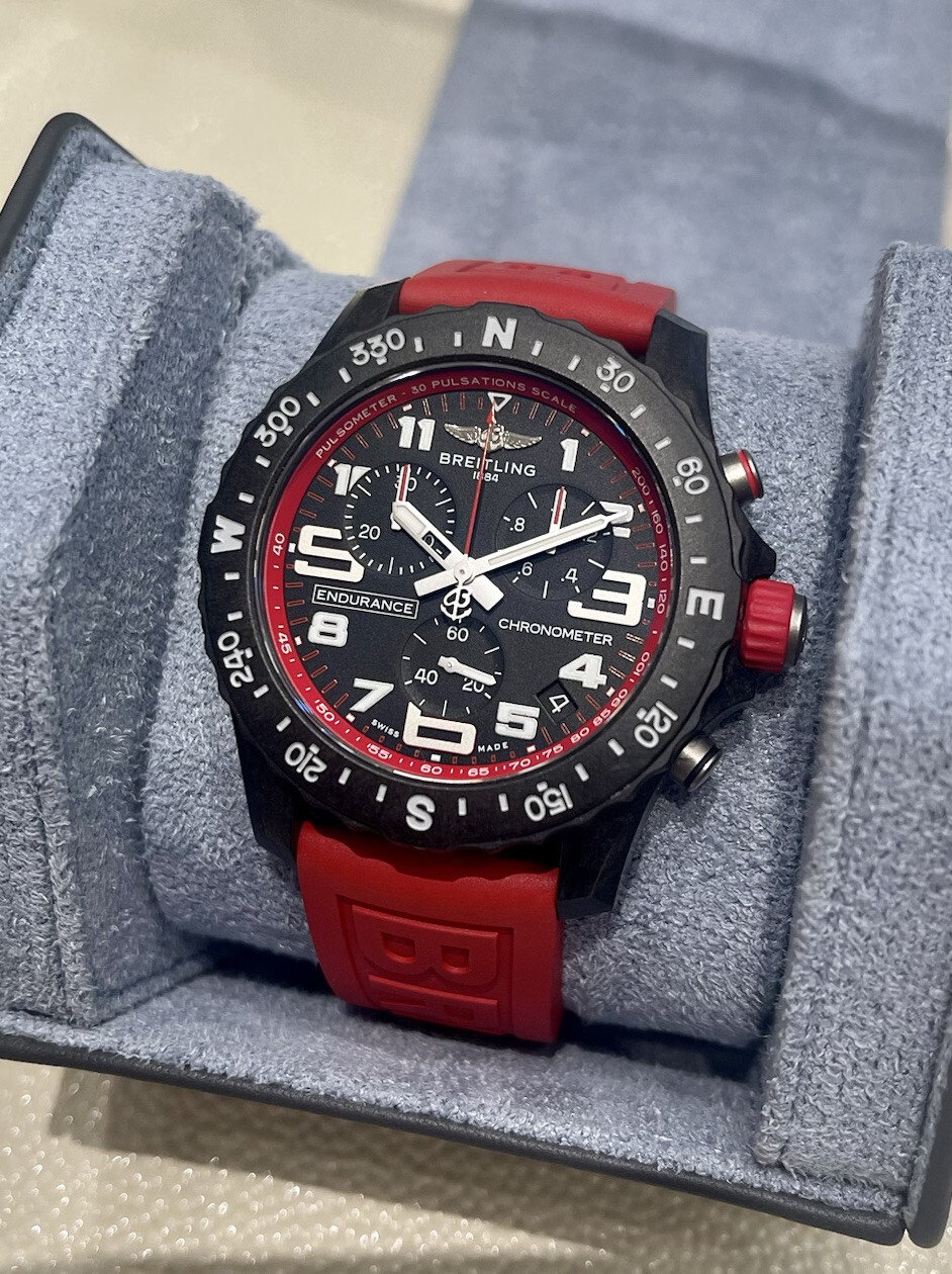 Breitling Endurance Pro Chronograph Quartz 44mm in Black Polymer, X82a310D91B1S1