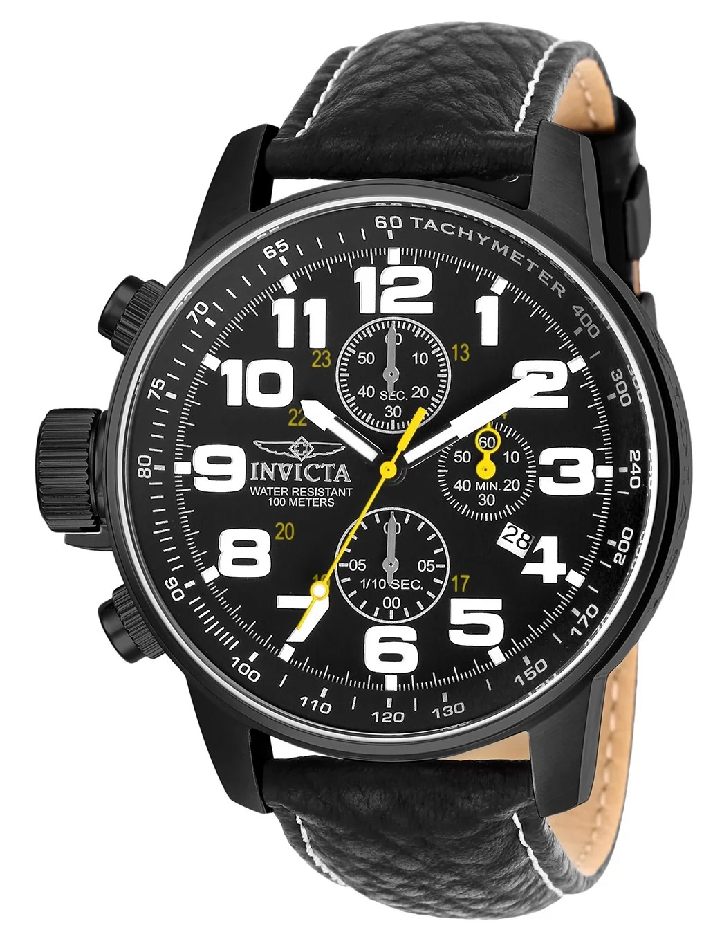 Invicta Men’s 3332 I-Force Quartz Chronograph Black Dial Watch