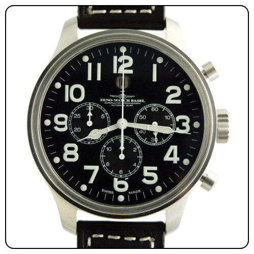 Pilot Oversized XL-Flieger-Chronograph. “Tri-Compax Horizontal.”