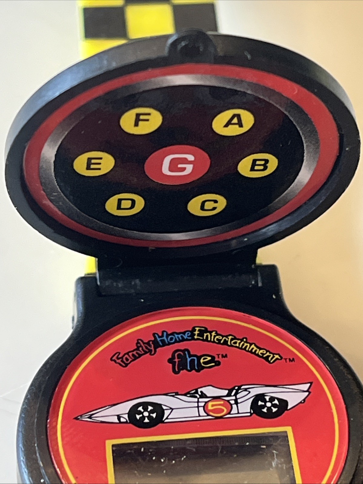 Speed Racer Decoder Novelty Digital Watch Fan Club Vintage 1994 Holographic Flip