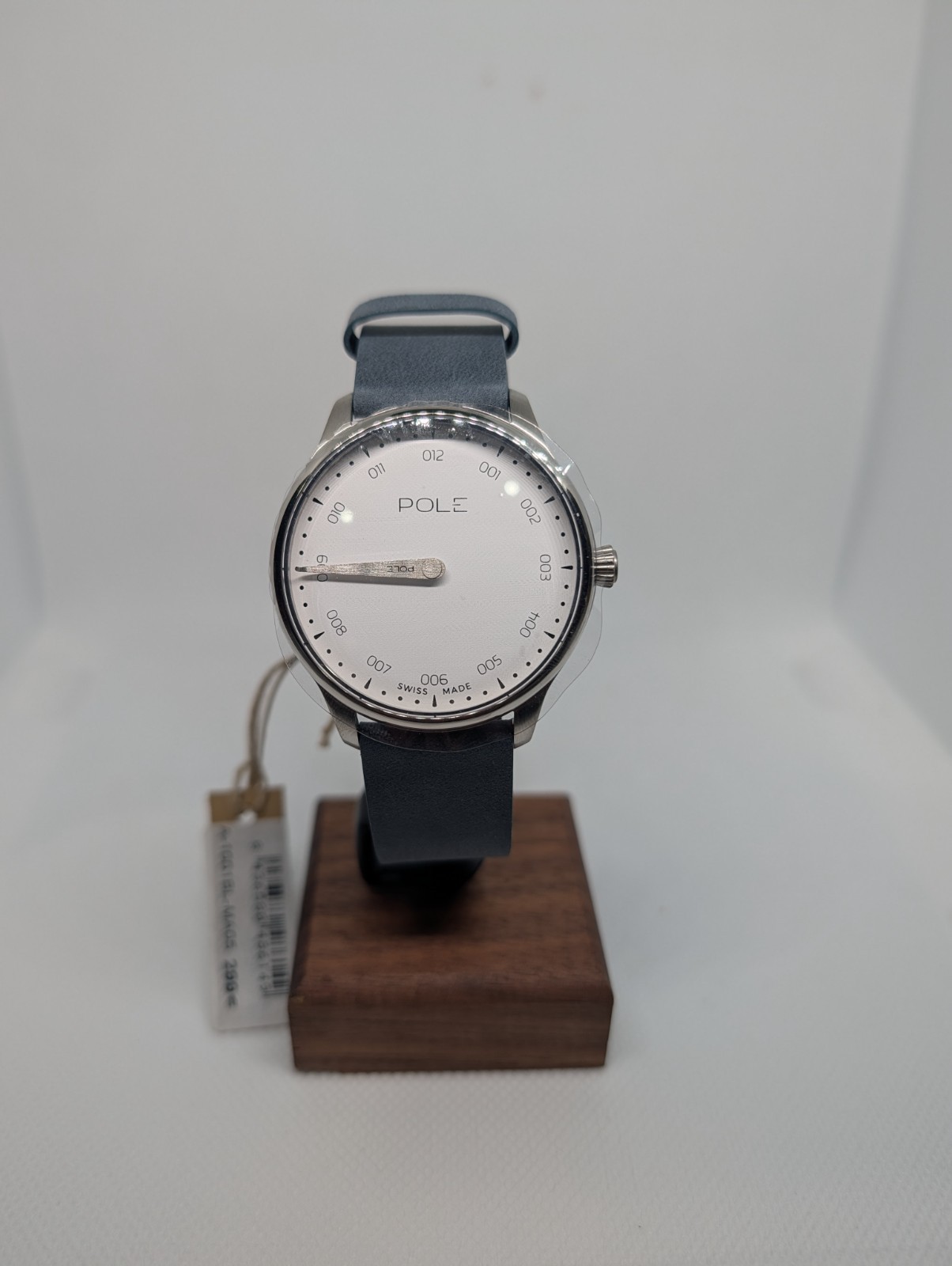 Silver & Blue Single Hand Quartz Watch | Mens | Womens | 40MM Case | Leather