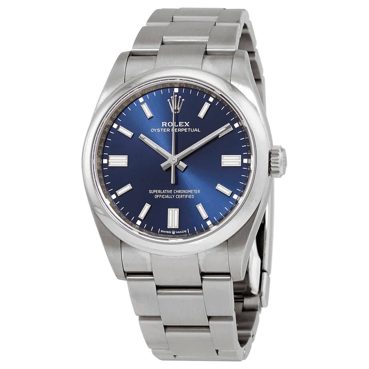 Rolex Oyster Perpetual Automatic Chronometer Blue Dial Men’s Watch 126000BLSO