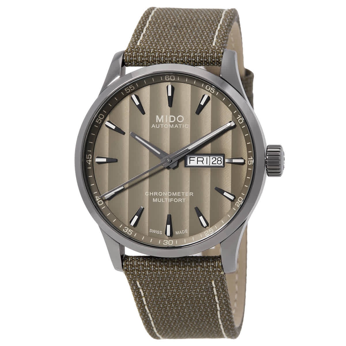 Mido Multifort Automatic Chronometer Grey Dial Men’s Watch M0384313709100