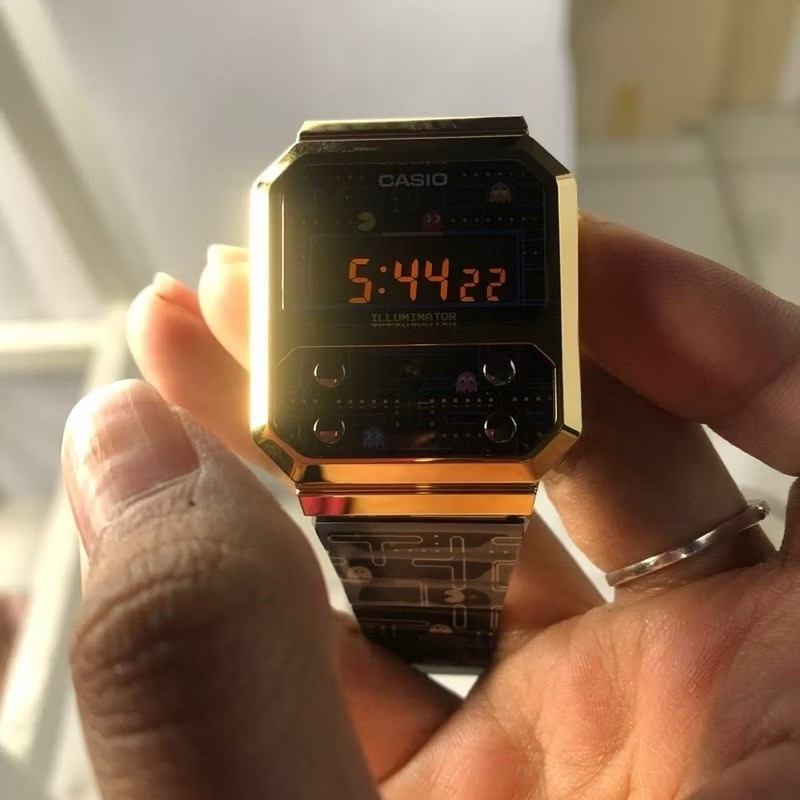 Casio X BANDAI PAC-MAN Collaboration Limited A100WEPC-1B