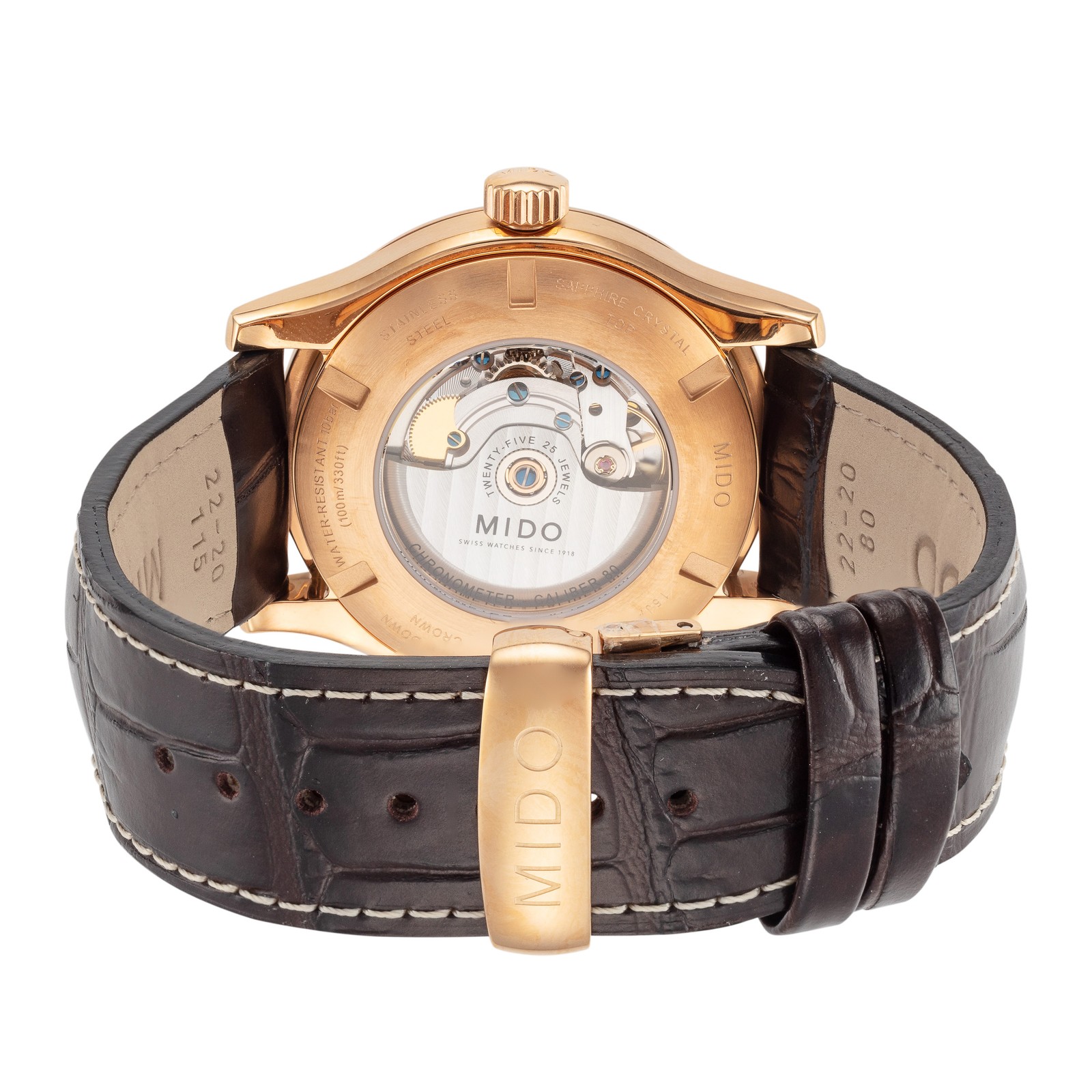 Mido Men’s Multifort 42mm Automatic Watch M0054313603100
