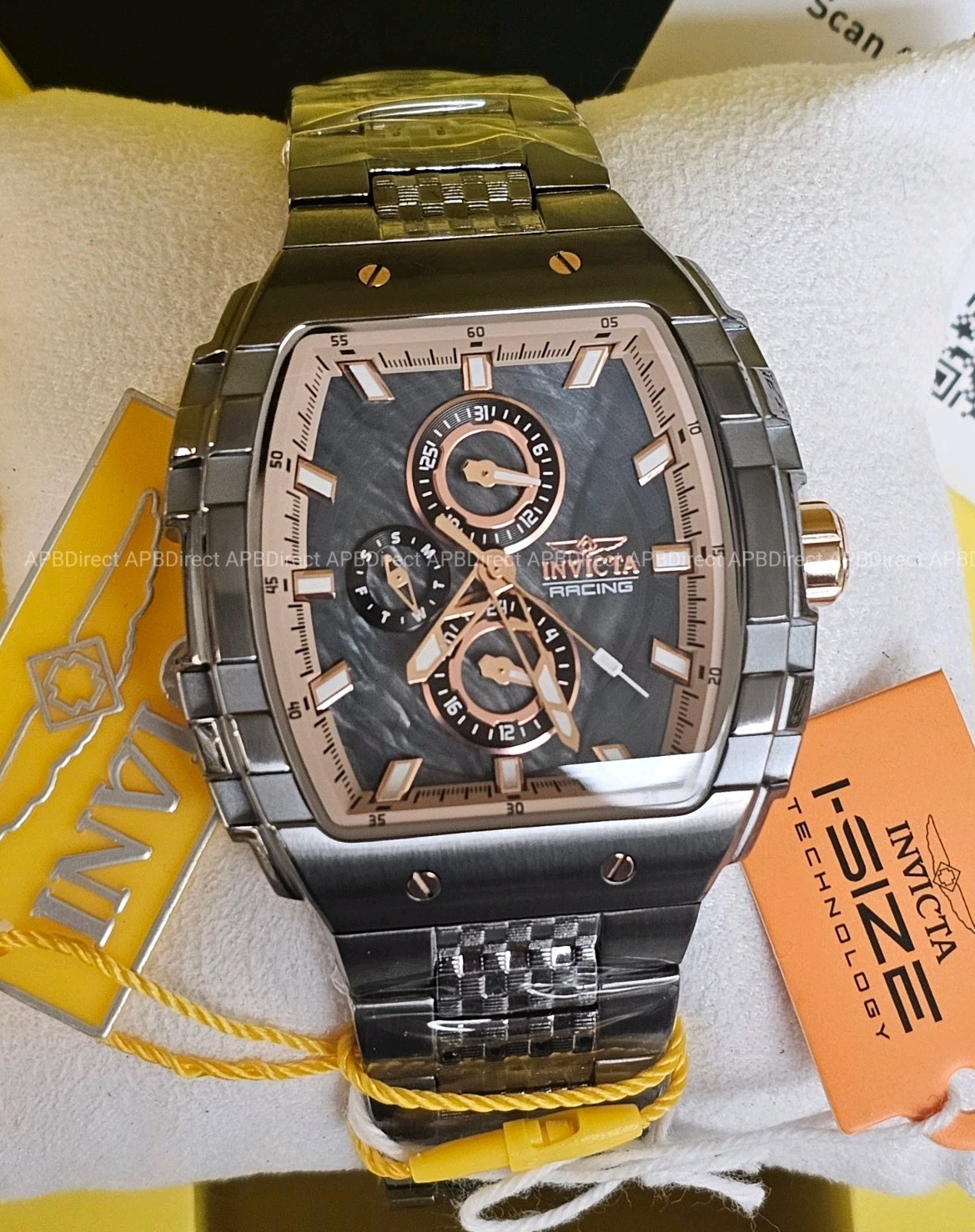 Invicta – S1 Rally – Gunmetal / Rose Gold Multifunction Quartz Mens Watch
