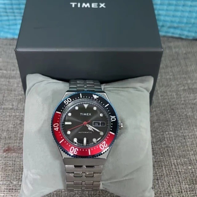 TIMEX Watch Automatic Men’s Luxury Leisure Multifunction Stainless Steel Strip