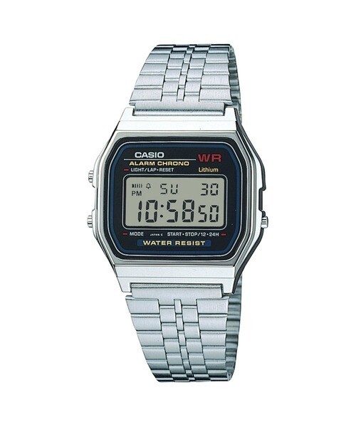 CASIO Collection STANDARD A159WA-N1JH Digital Watch Silver Made in Japan