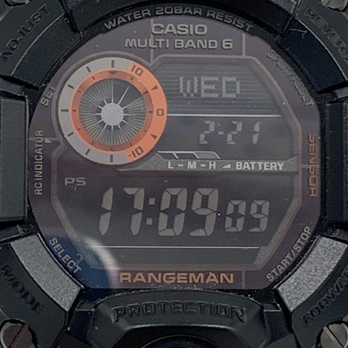 CASIO G-Shock Rangeman Solar Powered Radio Quartz GW-9400BJ-1JF black