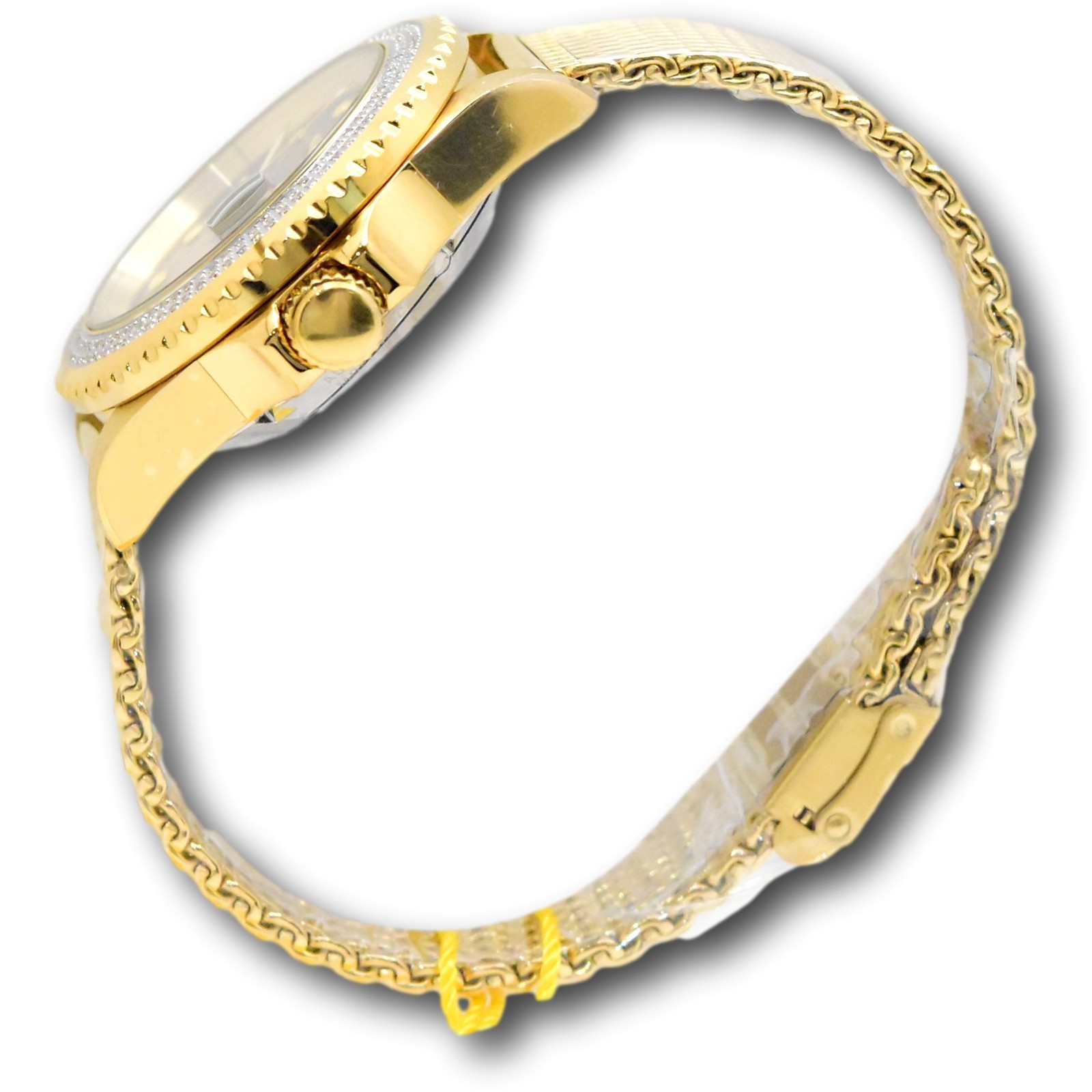 Invicta Elite Automatic 0.59ct Diamond Bezel 40mm Gold Men’s Watch 48745