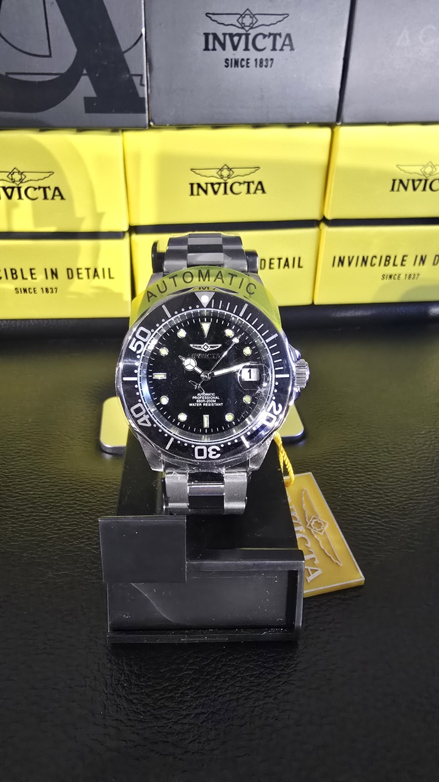 Invicta Pro Diver Automatic Men’s Diver Watch Black Dial/Bezel Date w/ Box