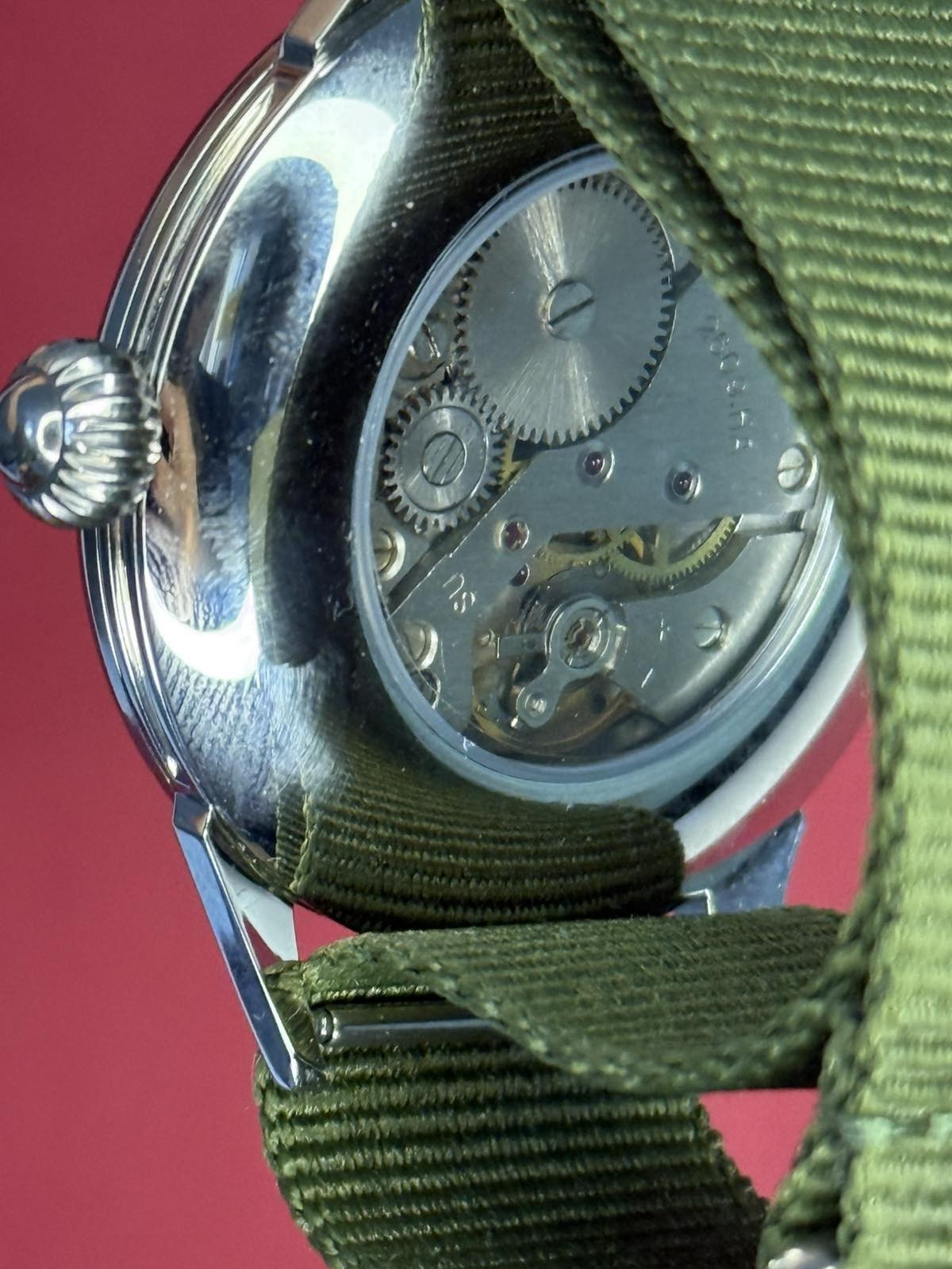 Raketa Watch Mechanical Storm Aviator USSR Wrist Vintage Green Soviet Men’s